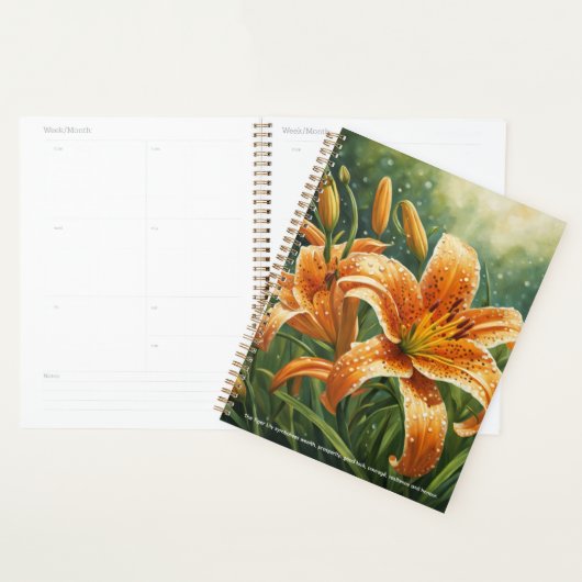 Tiger-Lilie-Kalender Planer (Anzeige)