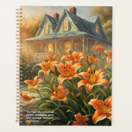 Tiger-Lilie-Kalender Planer