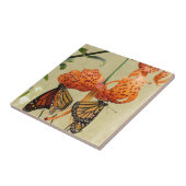 Tiger-Lilie und Monarchen Fliese (Seite)