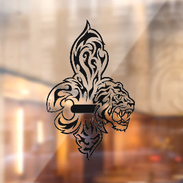 Tiger Lilie Window Decal Fensteraufkleber