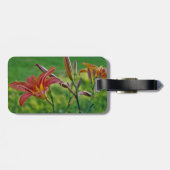 Tiger-Lilien Gepäckanhänger (Rückseite horizontal)