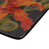 Tiger-Lilien-kleines Schneidebrett (Ecke)