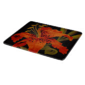 Tiger-Lilien-kleines Schneidebrett (Ecke)