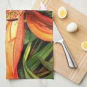 Tiger-Lilien-Tuch Küchentuch (Viertel Falte)