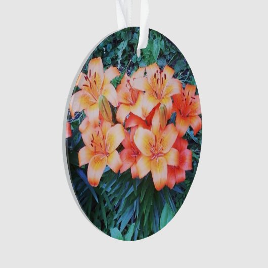 Tiger-Lilien-Verzierung Ornament (Vorderseite)