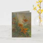 Tiger Lilies 4 x 5.6" Karte (Gelbe Blume)