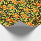 Tiger Lilies Geschenkpapier (Ecke)