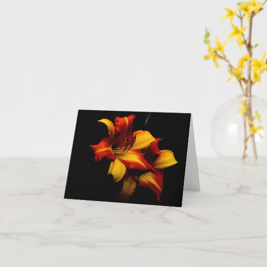 Tiger Lilies... Karte (Gelbe Blume)