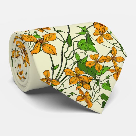 Tiger Lilies Krawatte (Gerollt)
