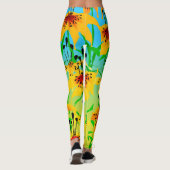 Tiger Lilies Leggings (Rückseite)