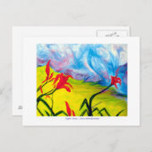 Tiger Lilies POST CARD Postkarte (Vorne/Hinten)