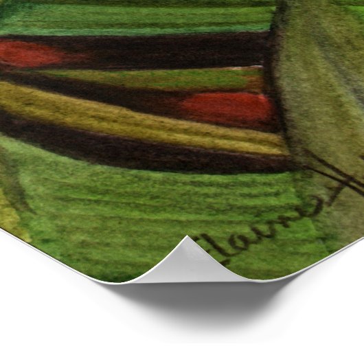 Tiger Lilies Poster (Ecke)