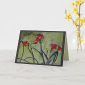 Tiger Lilies - Print - Karte (Gelbe Blume)