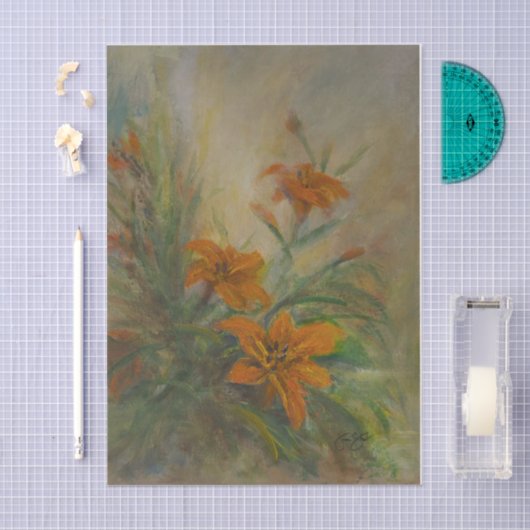 Tiger Lilies Seidenpapier (Handwerk)
