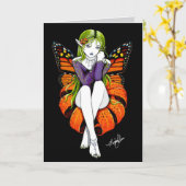 Tiger Lillith Blume Fairy Card Karte (Gelbe Blume)