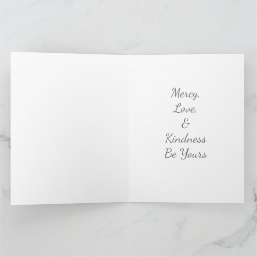 Tiger Lilly Blessing Karte (Innenseite)