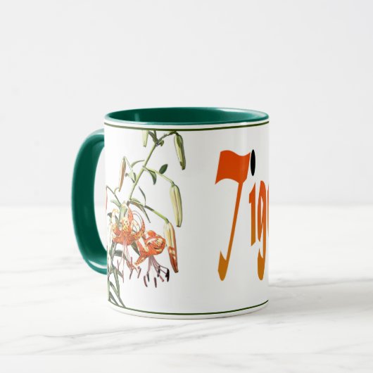 Tiger Lilly Tasse (Vorderseite Links)