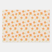 Tiger Lily Abstrakt floral stilvoll chic Geschenkpapier Set (Vorderseite 3)