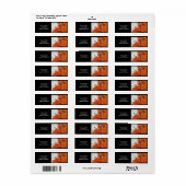 Tiger Lily Address Label (Vorne)