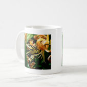 Tiger Lily and Butterfly Kaffeetasse (Vorderseite Links)