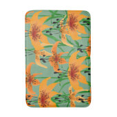 Tiger Lily Bath Mat Badematte (Vorderseite Vertikal)