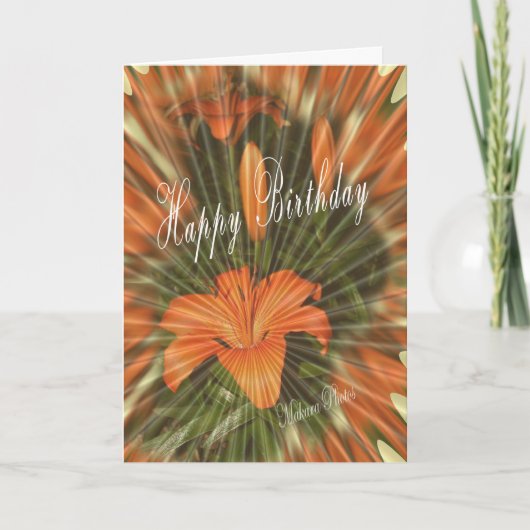 Tiger Lily BD 147 z Karte (Vorderseite)