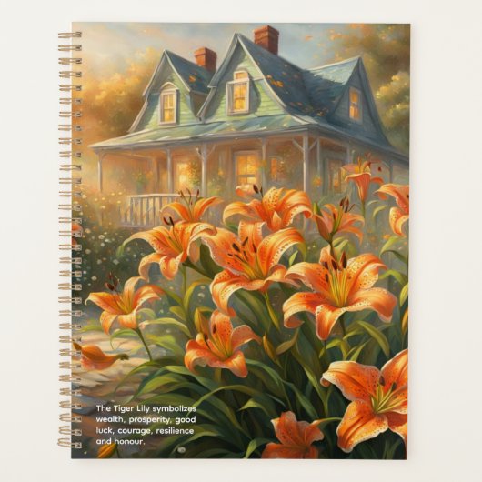 Tiger Lily Calendar Planer (Vorderseite)
