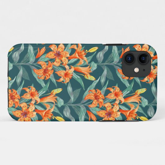 Tiger Lily Case-Mate iPhone Hülle (Rückseite (Horizontal))