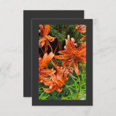 Tiger Lily Dankeskarte (Vorne/Hinten)