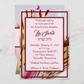 Tiger Lily Einladung (Vorne/Hinten)