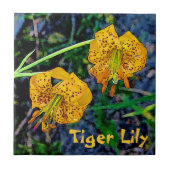 Tiger Lily Fliese (Vorderseite)