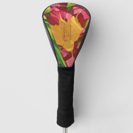 Tiger Lily Floral Golf Headcover