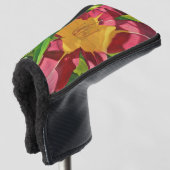 Tiger Lily Floral Golf Headcover (3/4 Vorderseite)