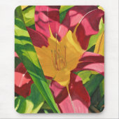 Tiger Lily Floral Mousepad (Vorne)