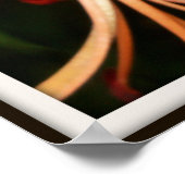 Tiger Lily Flower Garden Poster (Ecke)