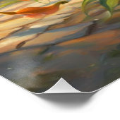 Tiger Lily Flower Poster (Ecke)