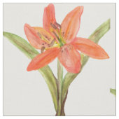 Tiger Lily Gemustert Fabric Stoff (Nahaufnahme)