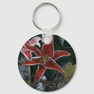 Tiger Lily Gibney The MUSEUM Zazzle Geschenke Schlüsselanhänger