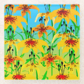 Tiger Lily Glass Untersetzer (Vorderseite)