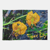 Tiger Lily Handtuch (Horizontal)
