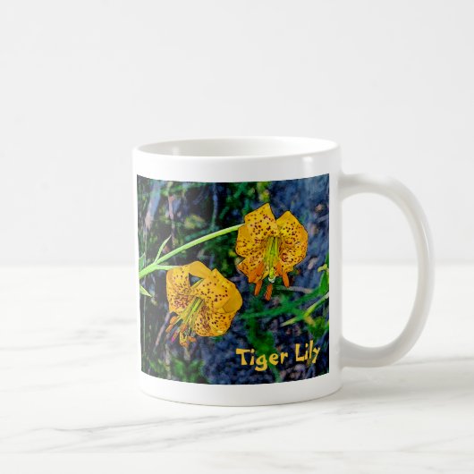 Tiger Lily Kaffeetasse (Rechts)