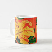 Tiger Lily Kaffeetasse (Vorderseite Links)