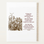 Tiger-Lily kann mit Wunderland sprechen Planer (Rückseite)