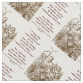 Tiger-Lily kann mit Wunderland sprechen Stoff (Nahaufnahme)