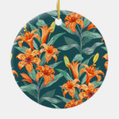 Tiger Lily Keramik Ornament (Hinten)