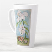 Tiger Lily Latte Tasse (Linke Ecke)
