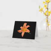 'Tiger Lily' Leere Karte (Gelbe Blume)