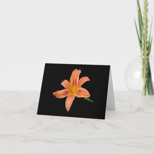 'Tiger Lily' Leere Karte (Vorderseite)