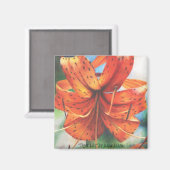 Tiger Lily Magnet (Vorderseite/Rückseite)