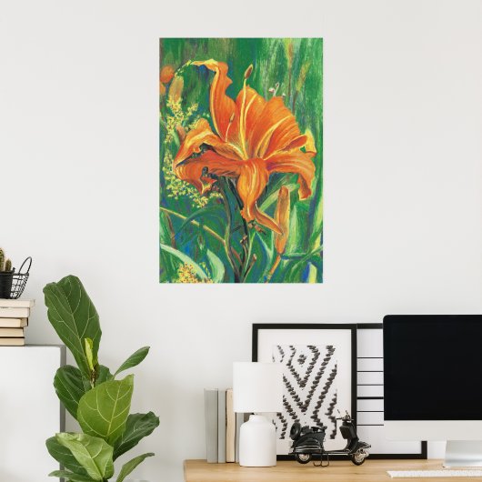 Tiger Lily Poster (Heimbüro)